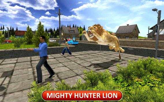 Angry Lion Dangerous Attack Simulator screenshot 5