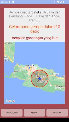Detektor Gempa screenshot 1