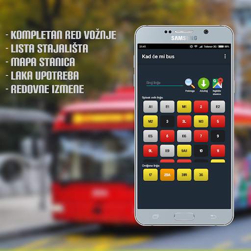 Kad ce mi bus - red voznje 1 تصوير الشاشة