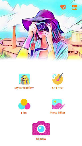 Art Cam Art Editor - cartoon camera,cartoon sketch screenshot 1