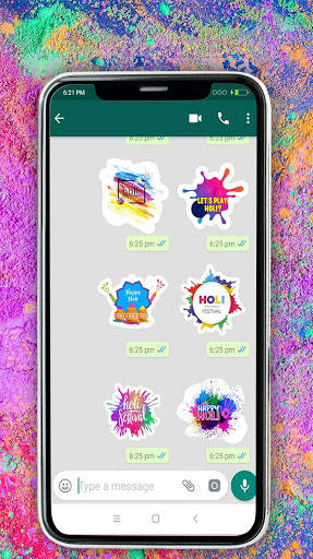 Holi Stickers for Whatsapp screenshot 2