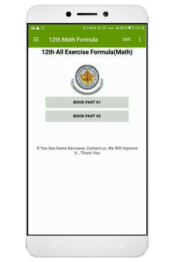 12th Math Formula screenshot 2