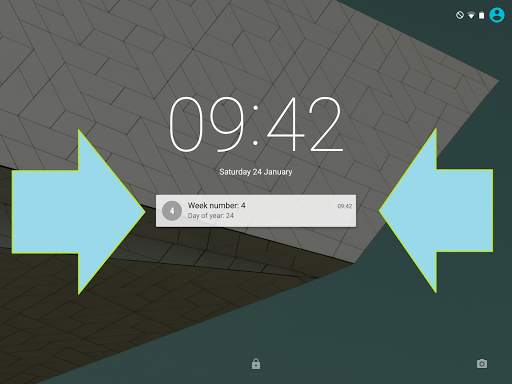 Calendar Week Number in status screenshot 6