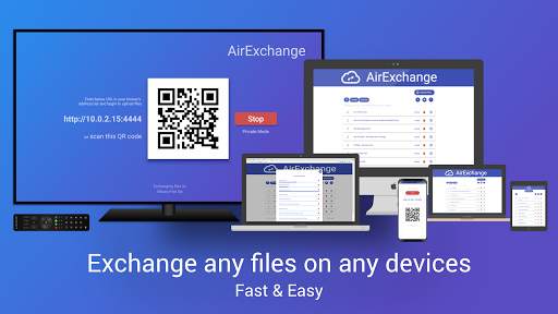 AirExchange Wireless File Manager Send files to TV screenshot 1