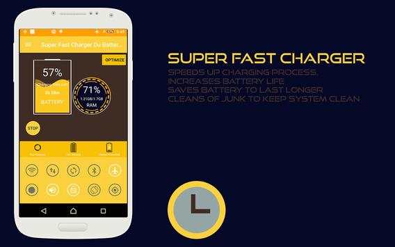 Super Fast Charger Du Battery Dr. (Battery Saver) screenshot 1