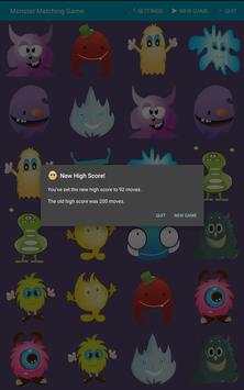 Monster Matching Game screenshot 4