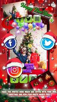 New Year Photo Editor: Photo Stickers and Stamps 1 تصوير الشاشة