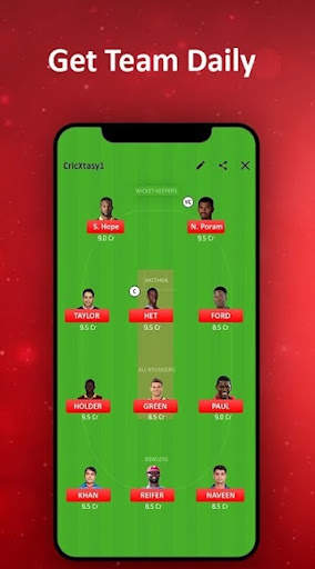 Dream Team 11 Fantasy Prediction DreamXI Team Tips screenshot 3
