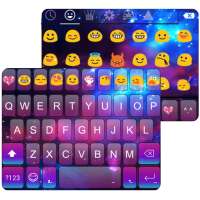 Color Galaxy Emoji Keyboard