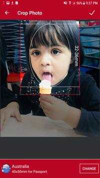 Passport Photo Size Editor App 2019 screenshot 3