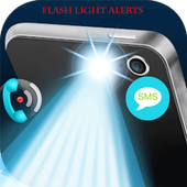 Flash Light Alert : Call and SMS icon