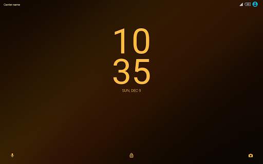 Galaxy S9 orange | Xperia™ Theme 13 تصوير الشاشة