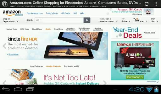 Falcon Web Browser For Google! screenshot 8