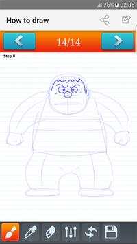 how to draw Doraemon screenshot 4