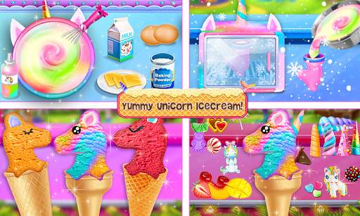 Ice Cream - Frozen Desserts Rainbow Unicorn screenshot 4