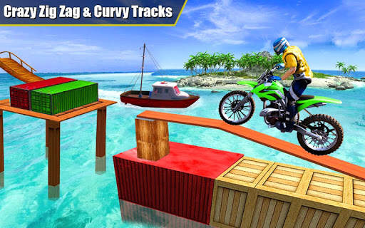 Crazy Bike Racing Stunt 3D Adventure screenshot 1