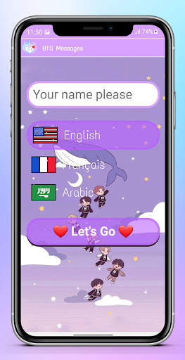 BTS Messenger: Chat Simulation screenshot 1