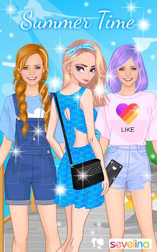 Lovely sisters dress up game screenshot 8