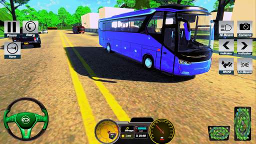 Bus Simulator Hill Climbing:Tourist Bus Drive 2021 screenshot 3