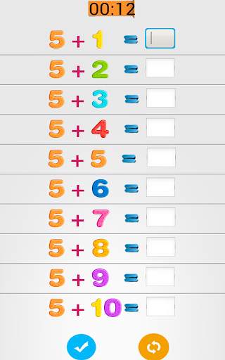 Addition Tables & Exercises скриншот 10