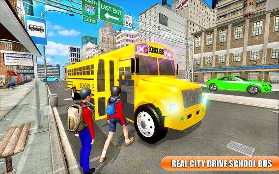 High School Super Bus Driver Simulator: 3D Game 20 screenshot 2