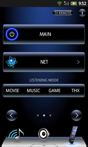 Onkyo Remote for Android 2.3 screenshot 1