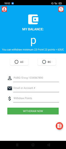 UC FREE - Earn Free UC Royal Pass & BC screenshot 2