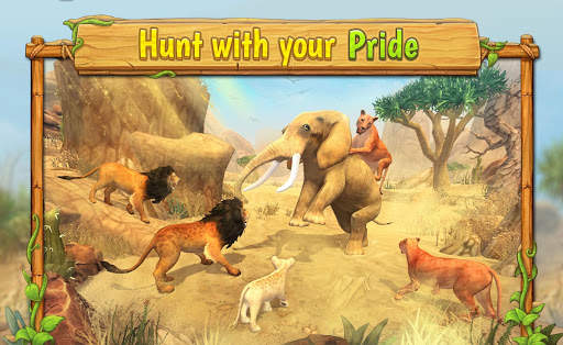 Lion Family Sim Online - Animal Simulator screenshot 2