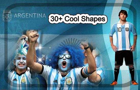 Argentina Football Team Photo Frame screenshot 5