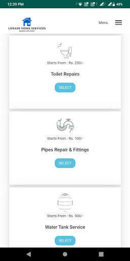 Lifease Home Services скриншот 3