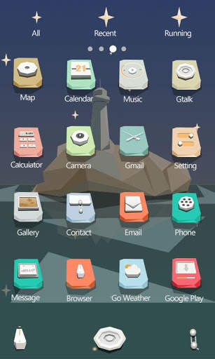 Z-sea GO Launcher Theme screenshot 3