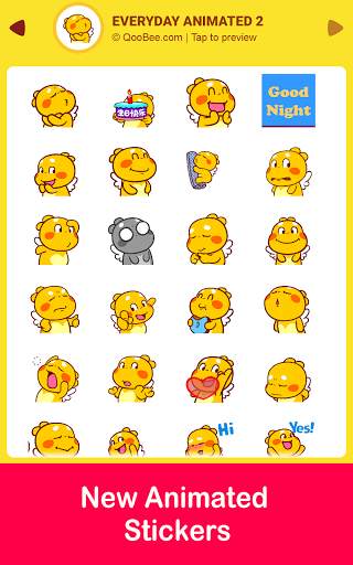 QooBee Agapi WAStickerApp screenshot 3