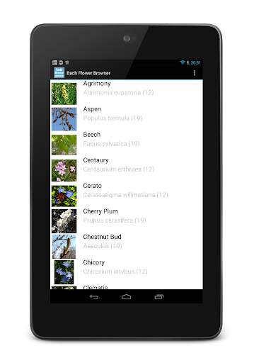 Bach Flower Remedy Browser screenshot 4