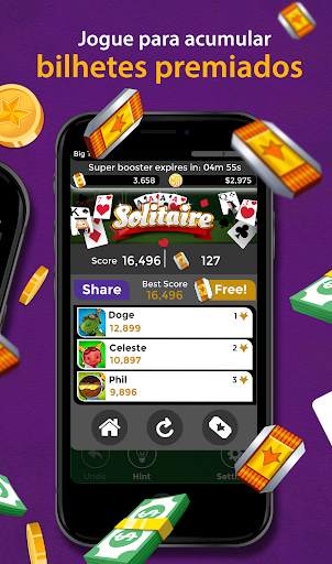 Paciência - ganhe dinheiro screenshot 4