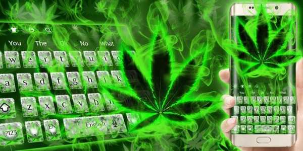 (FREE 2018)Weed Rasta Smoke Keyboard Theme screenshot 5