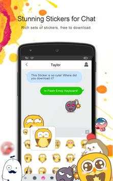 Flash Emoji Keyboard screenshot 2