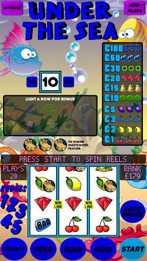 Under The Sea Fruit Machine screenshot 1