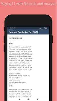 Free Prediction - Dream11 Prediction, Dream11 Team screenshot 2