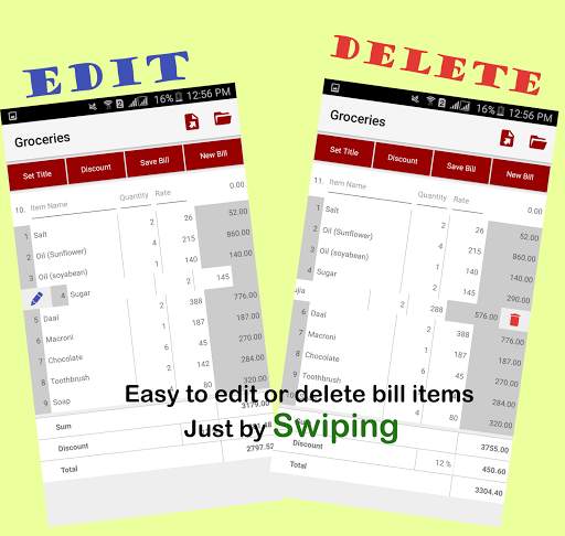 Bill Calculator: Calculate, Organize and Export 3 تصوير الشاشة