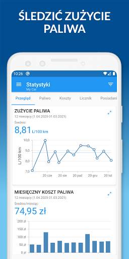 Moje auto: Dziennik paliwa screenshot 2