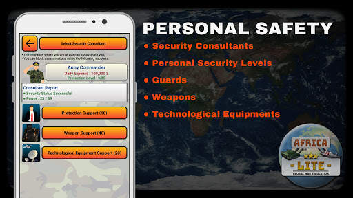 Global War Simulation - Africa LITE screenshot 7