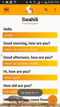 Swahili Travel Companion screenshot 4