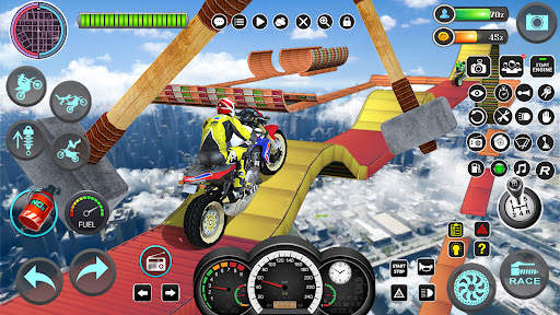 Mega Ramp Bike Stunts Games 3D screenshot 4