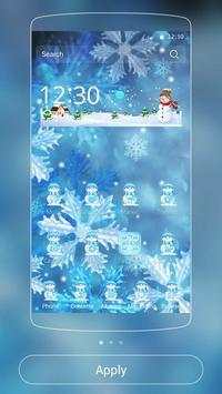 Snow ice frozen Snowman Theme screenshot 1
