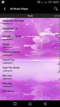 4D Music Player screenshot 1