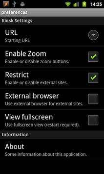 Kiosk Browser screenshot 2