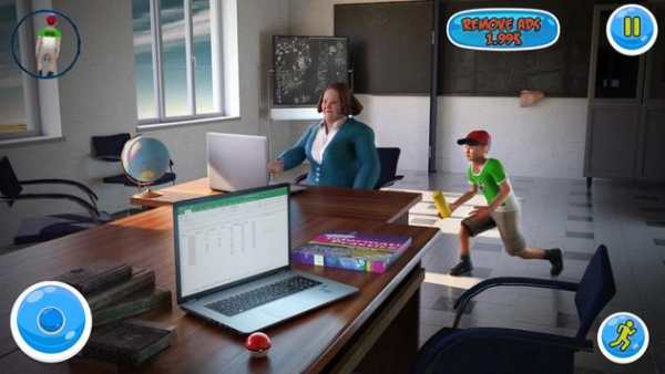 bonjour effrayant école professeur 3d screenshot 9
