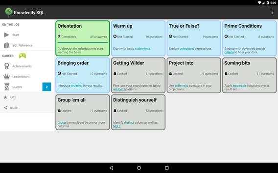 Practice and Learn SQL screenshot 8