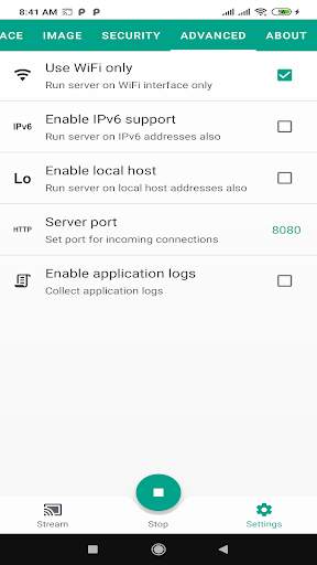 Screen Mirroring - Screen Stream to Web browsers screenshot 5
