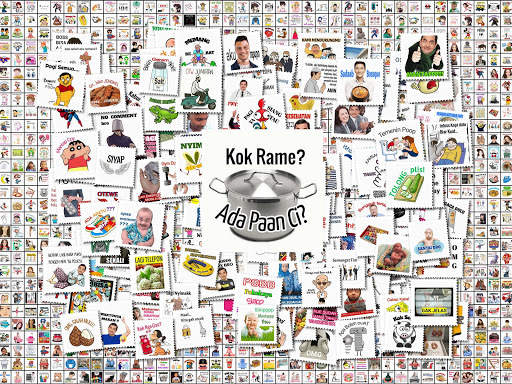 Stiker WA Lucu Keren Gokil Pentol WAStickerApps screenshot 1